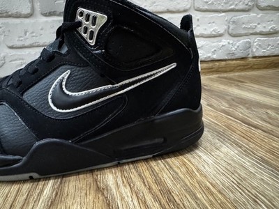 Size 10 - Nike Air Flight Falcon Black Metallic Silver for sale