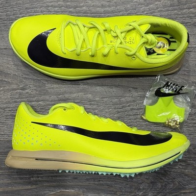 Nike Zoom Triple Jump Elite 2 Volt Green Track Cleats Men's Size 9 DR9930-700