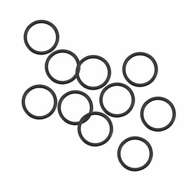 Fluorine Rubber O Rings, 9mm OD, 7mm ID, 1mm Width, Seal Gasket Black 10Pcs KD *
