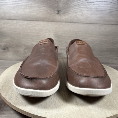 OluKai Nalukai Slip On Shoes Kona Coffee Tapa Brown Mens  display picture 3