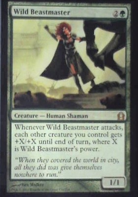 Wild Beastmaster - Return to Ravnica: #139, Magic: The Gathering Nm C345