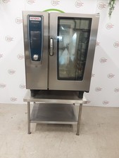 Used Rational 10 Grid SCC White Efficiency Electric Combi Oven On Stand,DEL INC.