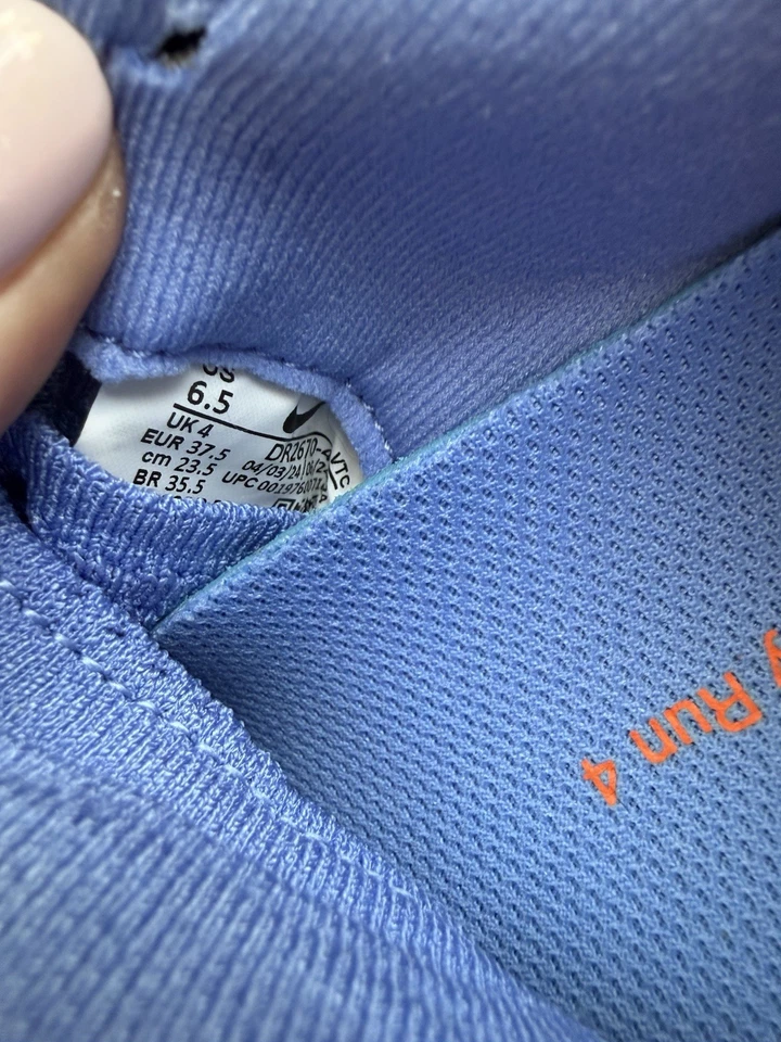 Nike ReactX Infinity Run 4 Royal Pulse Hyper Crimson W, Size 6.5 No Box - Image 4 of 4