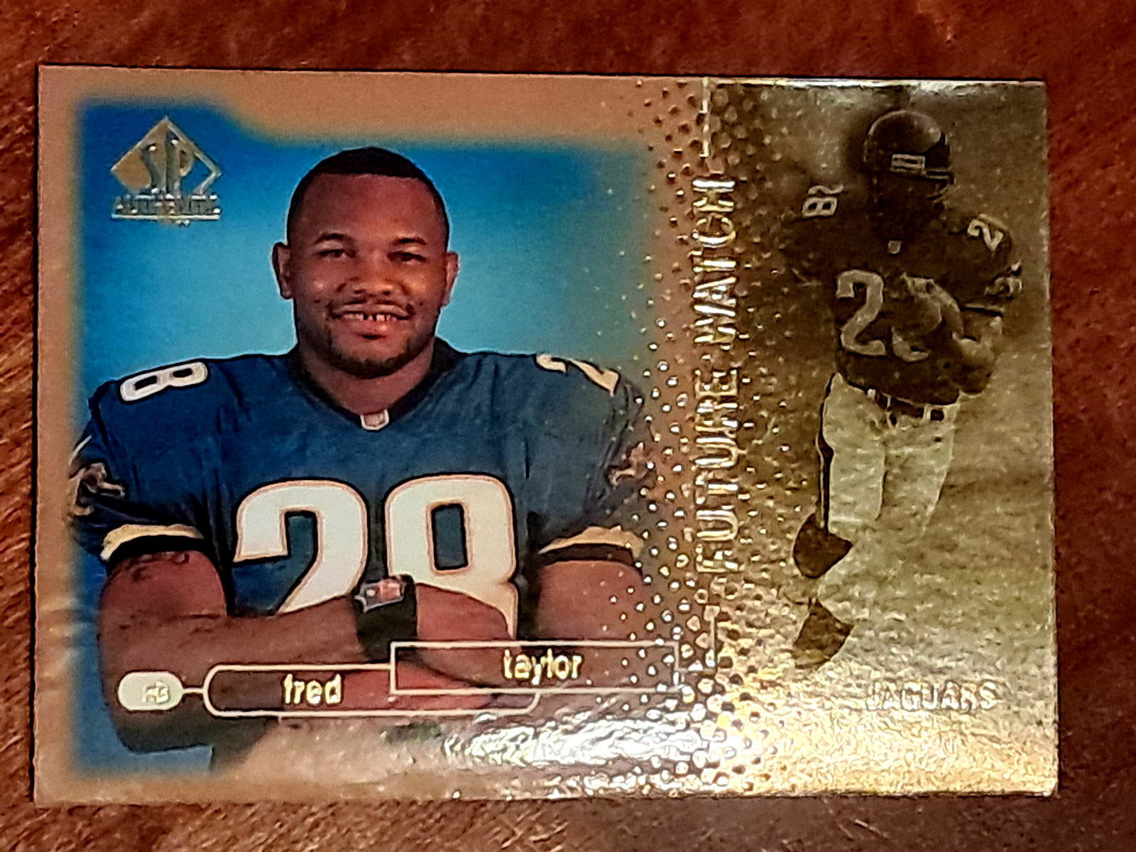 1998 SP Authentic Fred Taylor 1562/2000 #16 Rookie