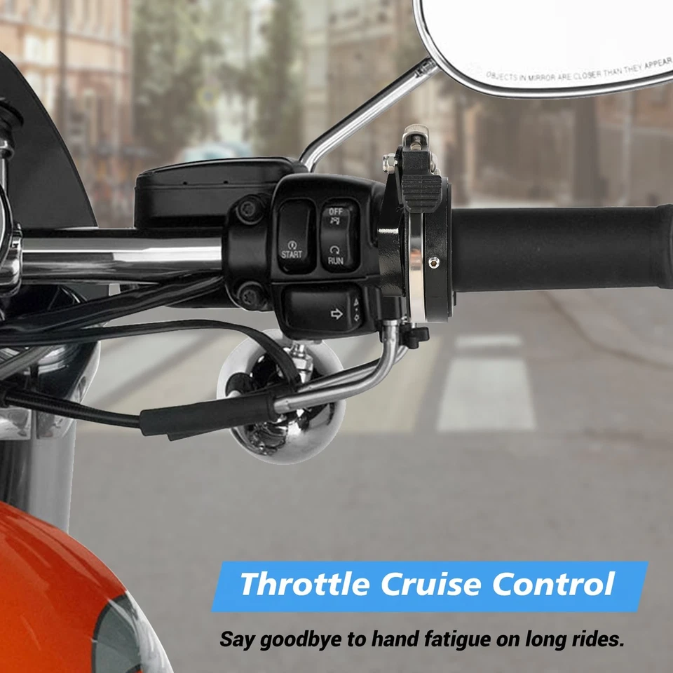 Cruise Control Motorcycle Throttle Assist Lock for Harley 1990-Newer - Image 3 of 4
