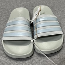NEW Adidas Adilette Shower Unisex Slides Sandals, Green, Mens 11 Women  s 12