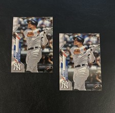 (2)  Aaron Judge 2020 Topps Cards  # 7 - Series One - New York Yankees - NMT