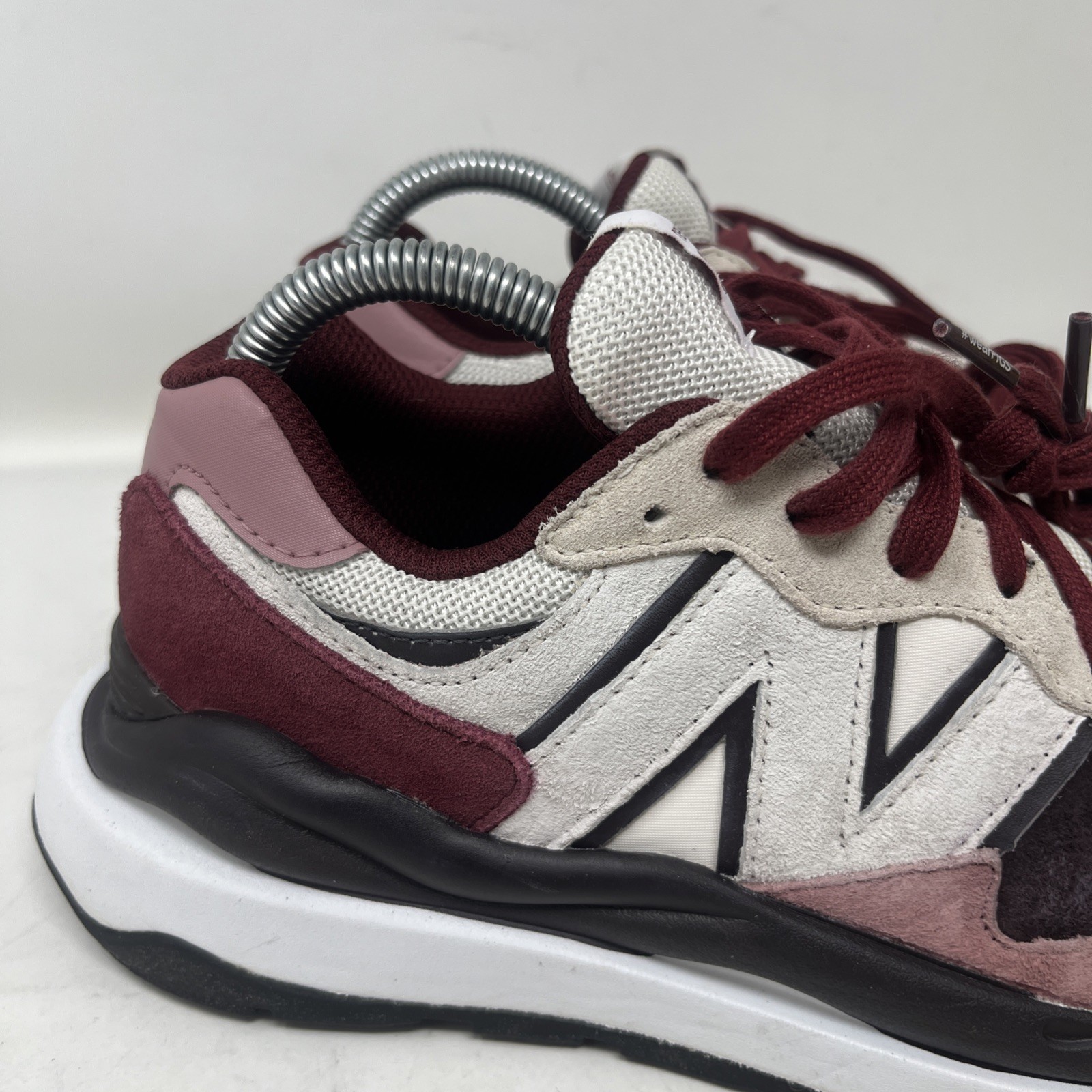 New Balance Figs Women Size 8.5 Limited Edition Mauve Maroon Suede Shoe W5740IN2 image 4