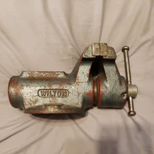 Wilton 100 4" Vise  - 140102 & 160101 - Clamp removed -Sold as Is