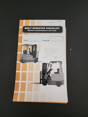 Ideal Warehouse Innovations 70-1076-Cp Replacement Checklist Book,