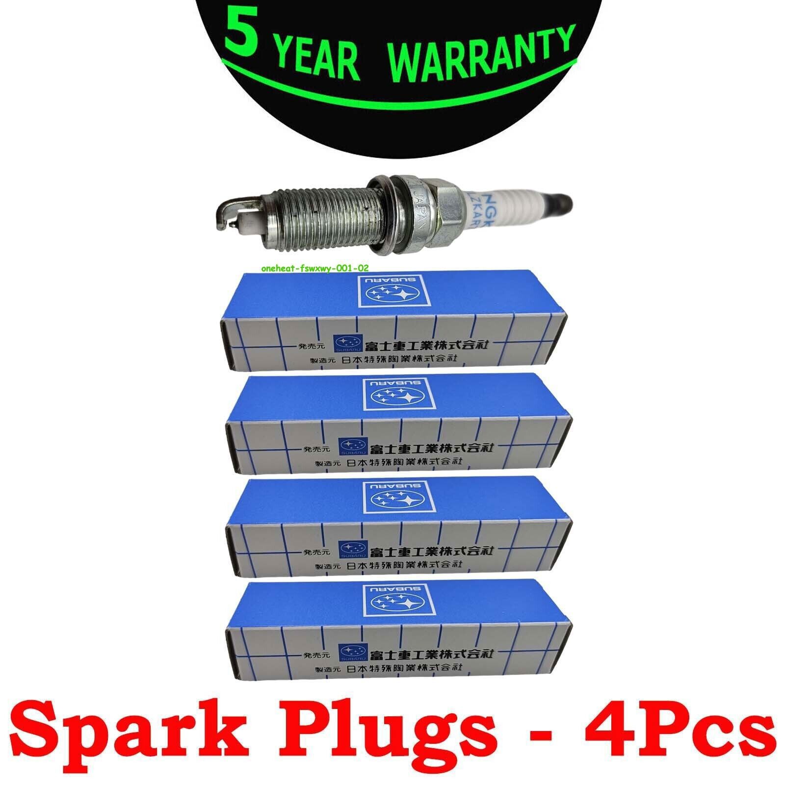 4Pcs For Subaru Spark Plug Part# 22401AA781 NGK SILZKAR7B11 FB FA 2.0 2.5 1Ea