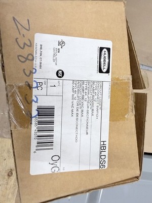 Hubbell  HBLDS6  Circuit Lock 60-Amp 600vac Unfused Disconnect Switch