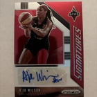 2020 WNBA Prizm Aja Wilson Signatures Auto Autograph SG-AJW