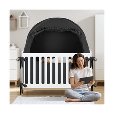 BORNA Pack N Play Blackout Cover, Blackout Tent for Full Size Crib and Pack a...