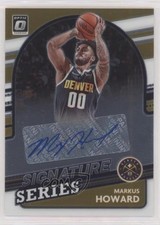 2021-22 Panini Donruss Optic Signature Series Markus Howard #SS-MKH Auto 2l4