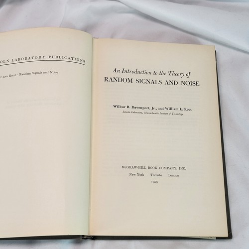 An Introduction to the Theory of Random Signals and Noise VTG 1958 HC - Picture 2 of 12