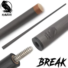RAVEN Carbon Fiber BREAK Pool Cue - Shaft Only (13mm, 29") 3/8-10 Joint