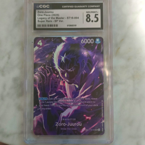 Zoro-Juurou (SP Card) graded CGC 8.5 for sale on eBay