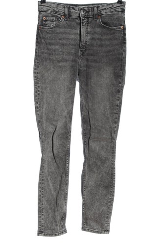 H&M Vaquero pitillo Mujeres Talla EU 38 gris claro look casual - Imagen 4 de 5