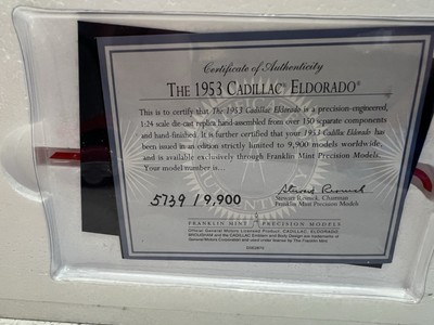 1953 Cadillac Eldorado Franklin Mint Limited Edition
