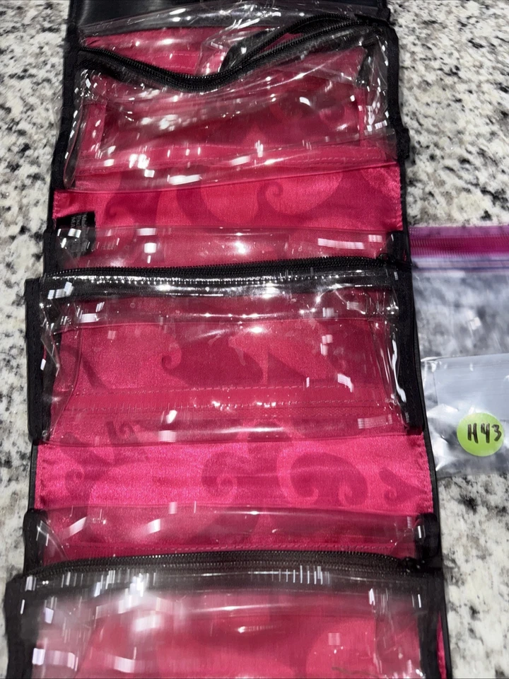 Bolsa de viaje Mary Kay enrollable colgante de cosméticos/artículos de tocador con 4 bolsas extraíbles Foto 3 de 4