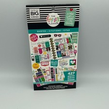 The Happy Planner - Quotes - Sticker Book - 30/30 Pages - 427 Stickers - New