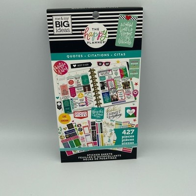 The Happy Planner - Quotes - Sticker Book - 30/30 Pages - 427 Stickers - New
