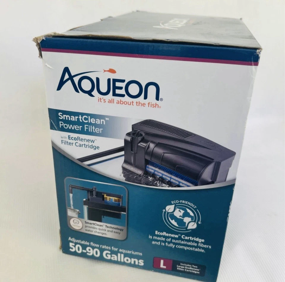 Aqueon Aquarium Fish Tank SmartClean Power Filter with EcoRenew 50-90 Gallons  - Image 2 of 4