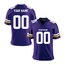 Customized Football Jersey Personalized Name Number Fans Gift Shirts All Size