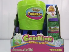 Gazillion Premium Bubbles Tornado Machine Ultimate Bubble Blower Ages 3+ Green