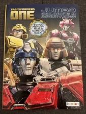 Transformers One Jumbo Coloring & Activity Book Puzzles Games & Pages to Color