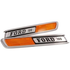 Hood Side Emblems Ford 100 Pair 1968-72 Ford Truck C8tz-16720-pr