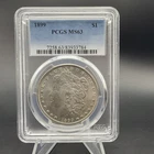1899 P $1 Morgan Silver Dollar - PCGS MS63 - Free Shipping