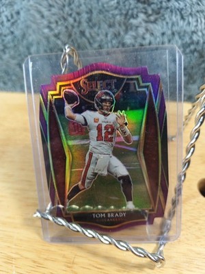 2020 Select Tom Brady Purple Prizm Die Cut Premier #101