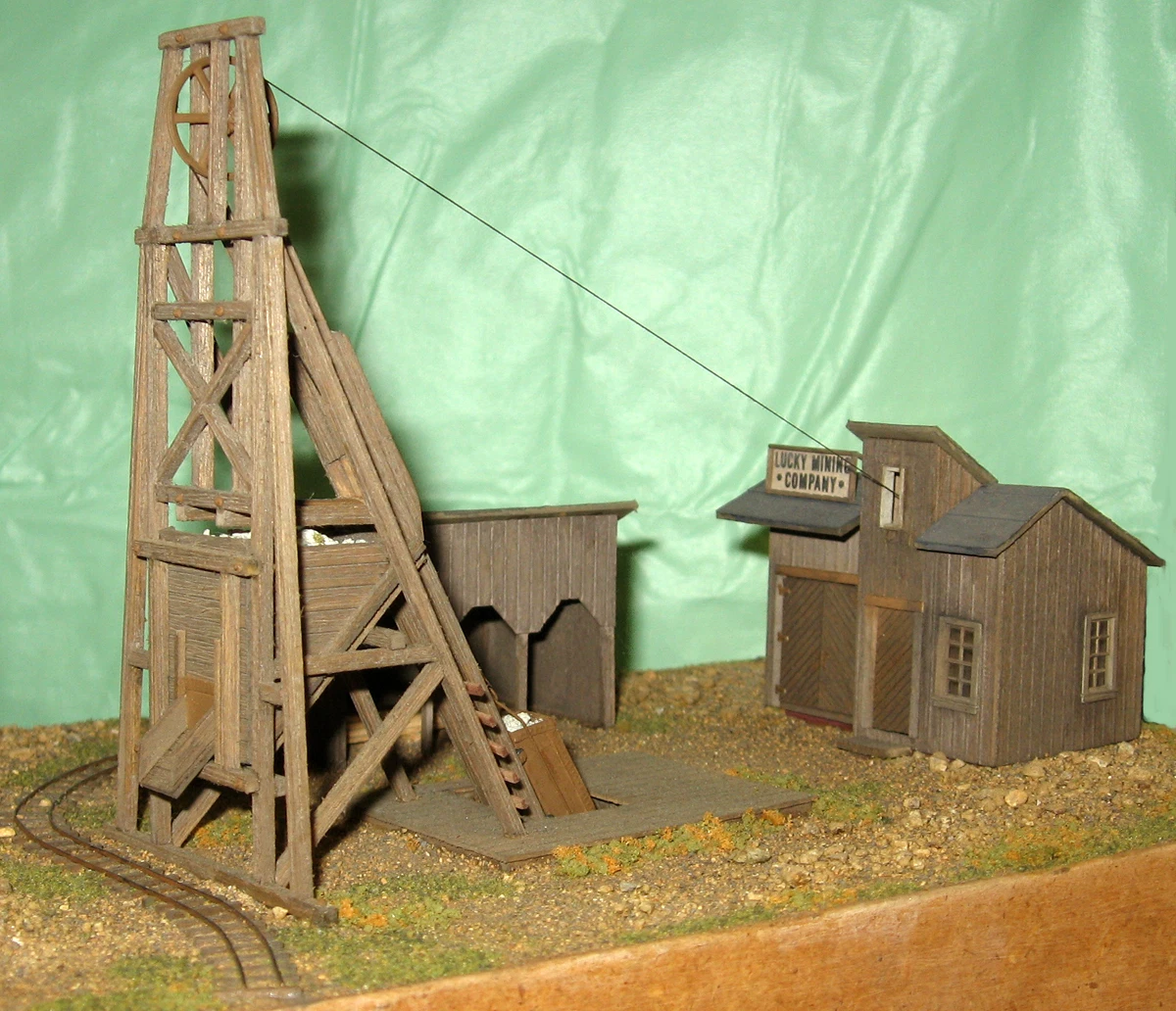 Cardstock Structures for Model Railroads and Dioramas -  m