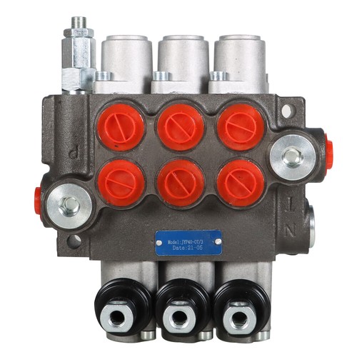 Hydraulic Directional Control Valve 3 Spool 13GPM BSPP Interface New - Picture 19 of 19