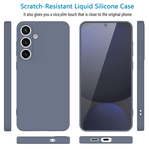 For Samsung Galaxy S25 Ultra S24 FE S23 Plus Silicone Case Phone Protective Case - Bild 29 von 44