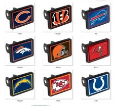 NFL Trailer Hitch Cap Cover Universal by WinCraft -Select- Team Below