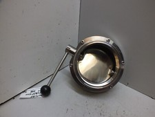 SANITUBE 6" SANITARY CLAMP BUTTERFLY VALVE 316L TCBFE-600 (NEW NO BOX)#70