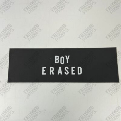 Cast & Crew Parking Pass Boy Erased