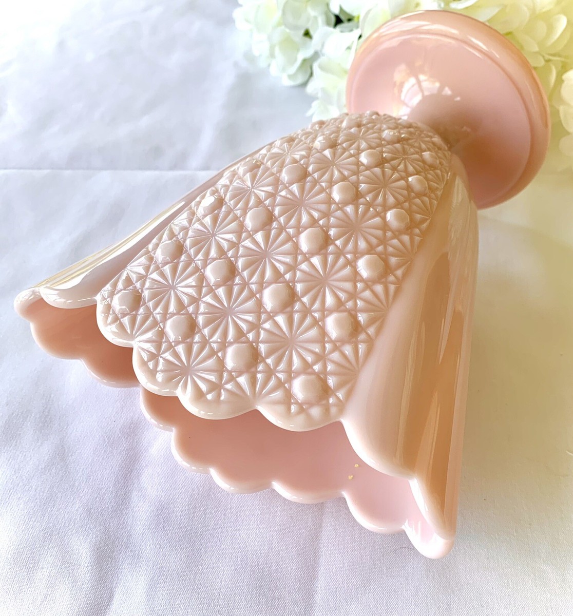 花瓶・フラワースタンド 231 Vintage Fenton Pastel Milk glass