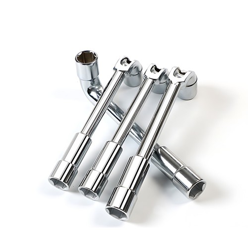 Chrome Angled Head Socket Wrench L Shaped Double Ended Open Hex Spanner 6mm-27mm - Picture 5 of 27