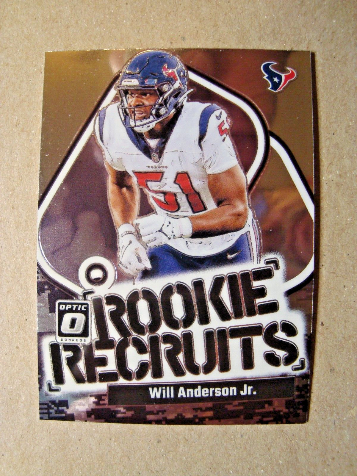 2023 Panini Donruss Optic Rookie Recruits #18 Will Anderson Rookie Insert