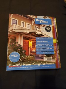 Better Homes Gardens Home Designer 7 0 Pc Cd Rom Windows Xp Vista Win 7 Euc Ebay