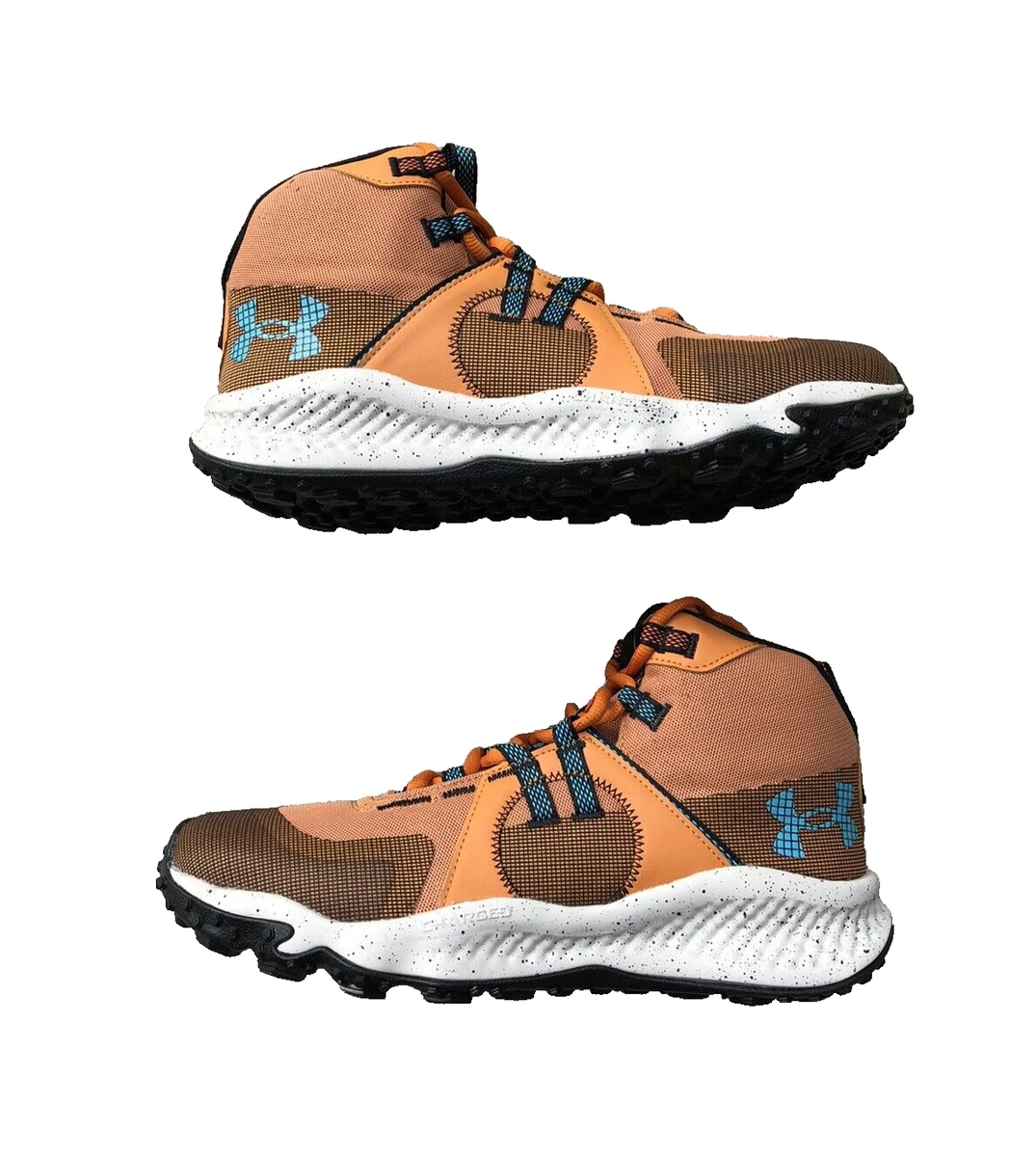 Under Armour UA Charged Maven Trek Orange Blue Shoes 3026370-800 