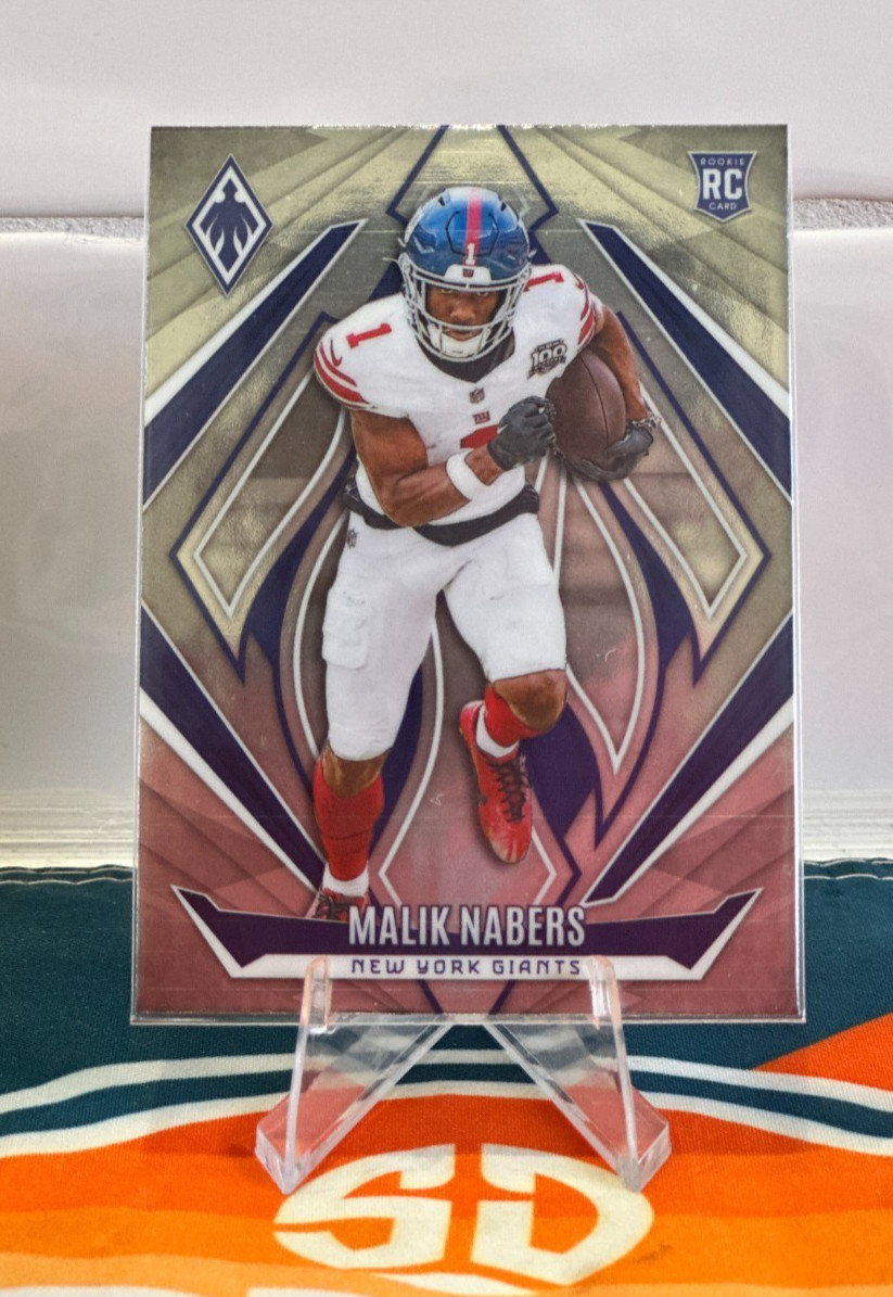 Malik Nabers 2024 Panini Phoenix Rookie RC #221 🏈 New York Giants