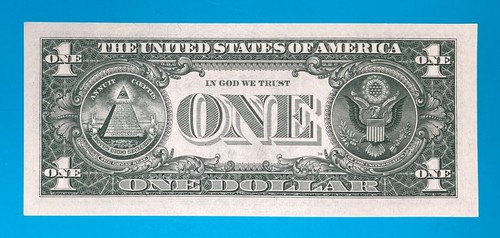 1956 November 5 : G 19561105 F $1 One Dollar Bill BIRTHDAY *UNC* - Picture 3 of 4