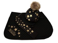  Cross Country Colours Horse Riding Set, Black/Gold