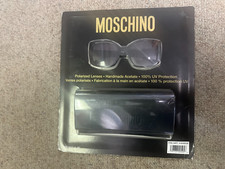 Moschino Women's 54mm Black Sunglasses MOS124-S 807 New