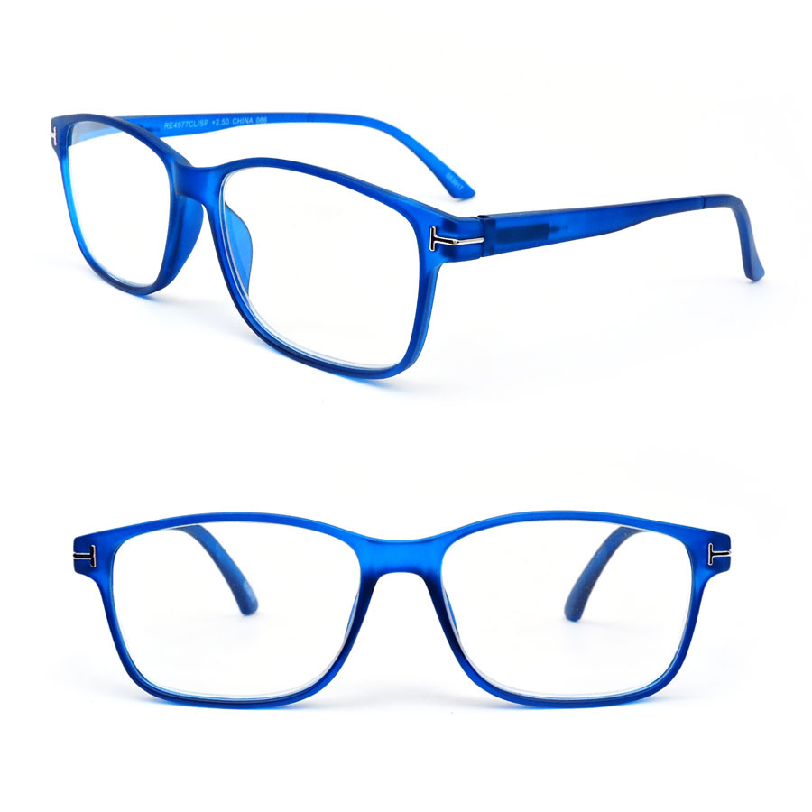 Rectangle Readers Flexible Frame Frosted Matte Finish Classic Reading ...